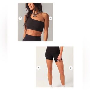 Acta Workout Set Green 💚💚 Bra & Biker Shorts